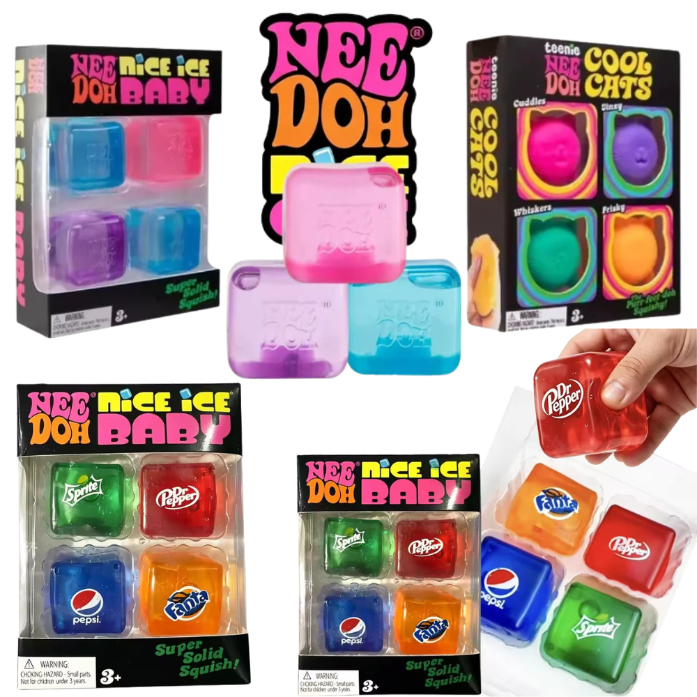 Fidget Cube Original - Schylling NeeDoh Nice Cube Sensory Squeeze