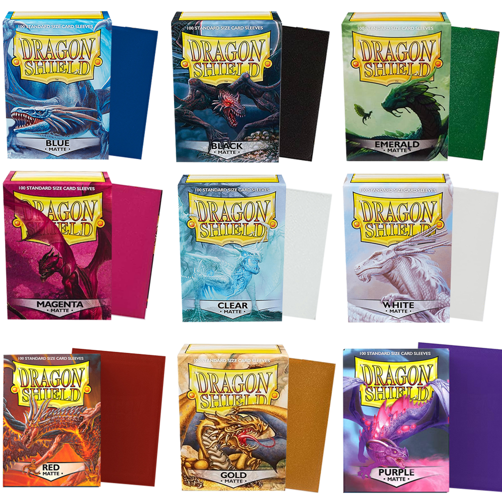 Card Penny Sleeve - 100PCS 66*91mm Dragon Shield Multicolor Matte