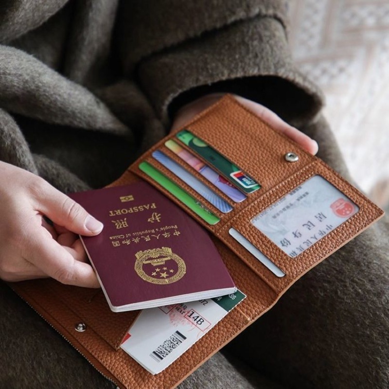 Leather Passport Holder Covers – Card Top Loader recenzja i cena
