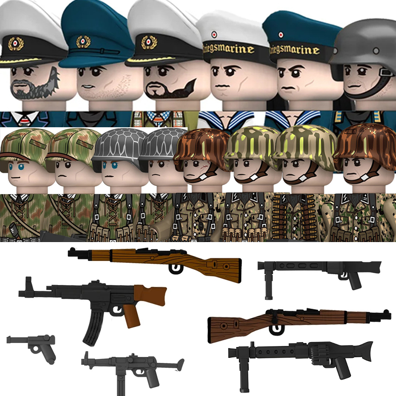 Military WW2 German Navy Figur – Lego Minifigure Holder recenzja i cena