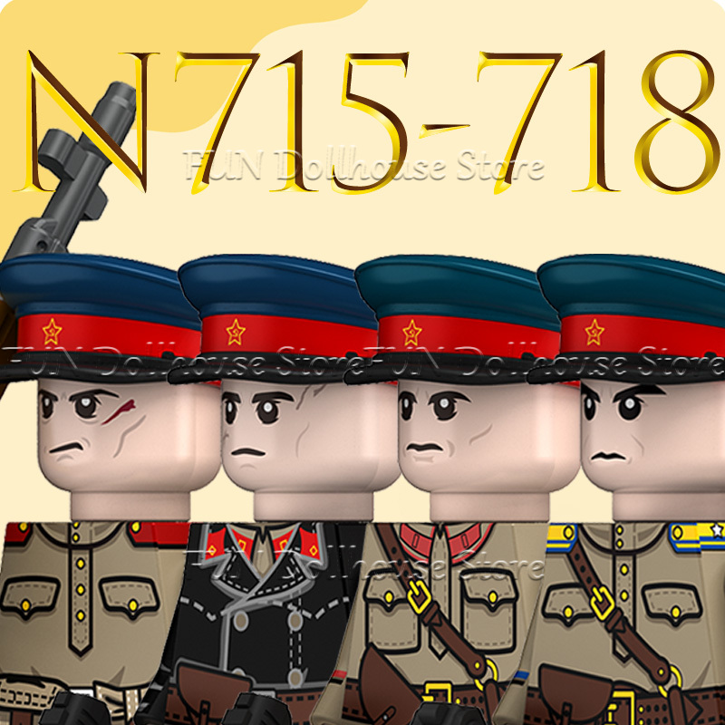 MOC WW2 Soviet Soldier Figures – Lego Minifigure Holder recenzja i cena