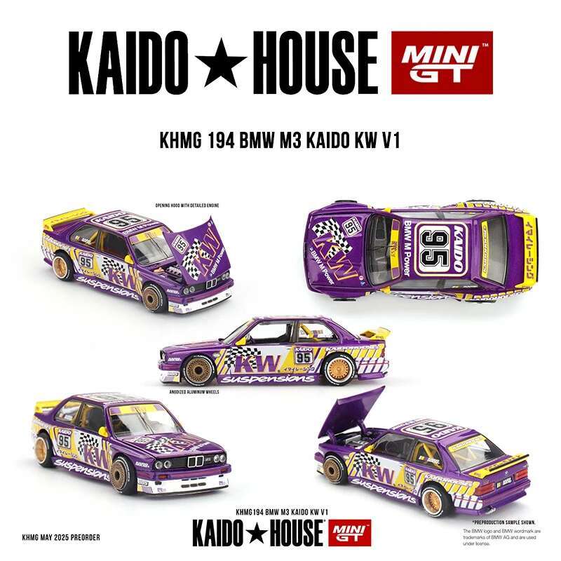KHMG 194 1:64 BMW M3 Kaido KW  – Die Cast Car 1 64 recenzja i cena