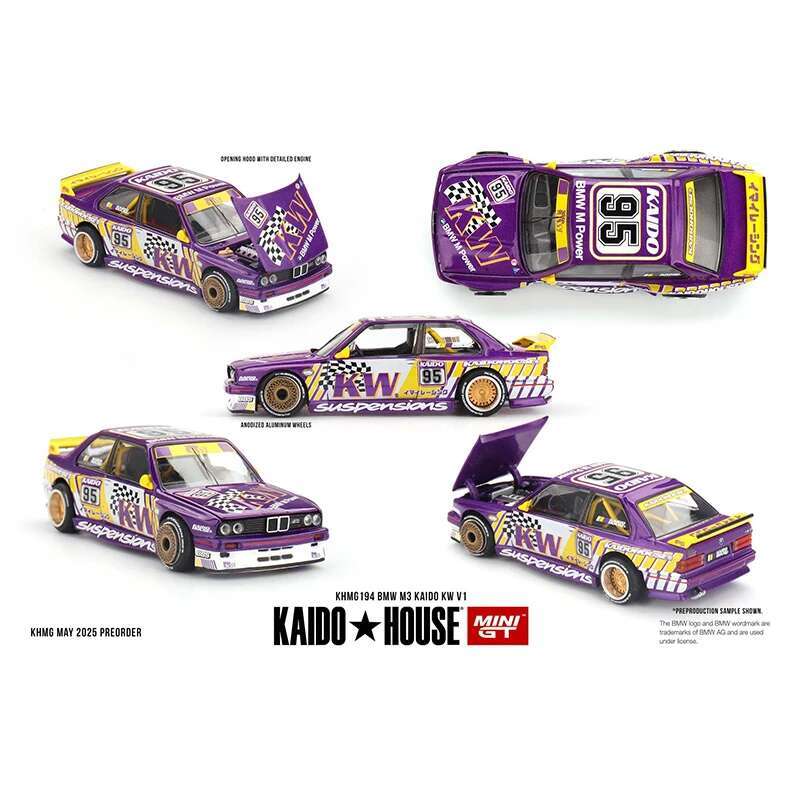 KHMG 194 1:64 BMW M3 Kaido KW  – Die Cast Car 1 64 recenzja i cena