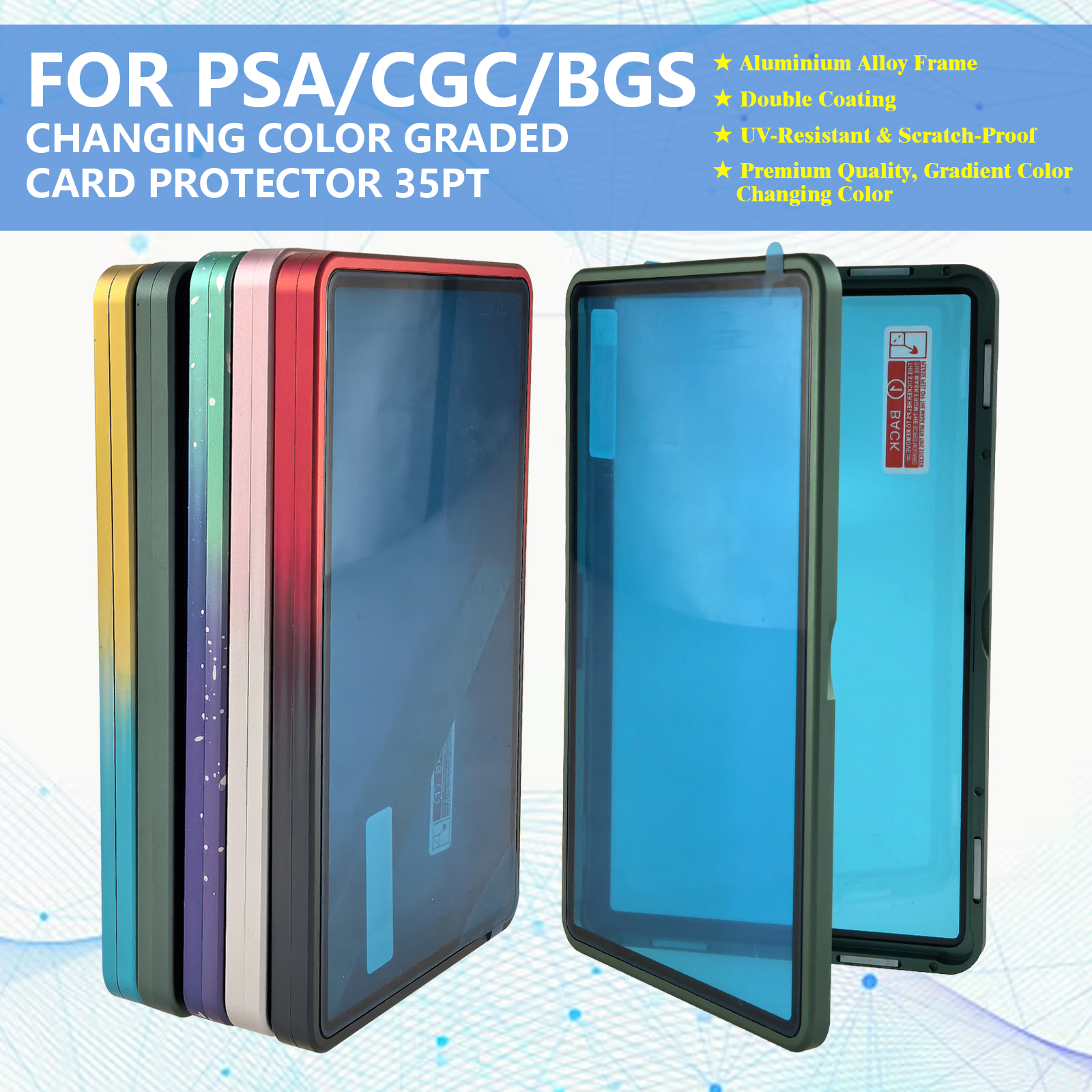 Gradient Color Aluminum Alloy  – Graded Card Display recenzja i cena
