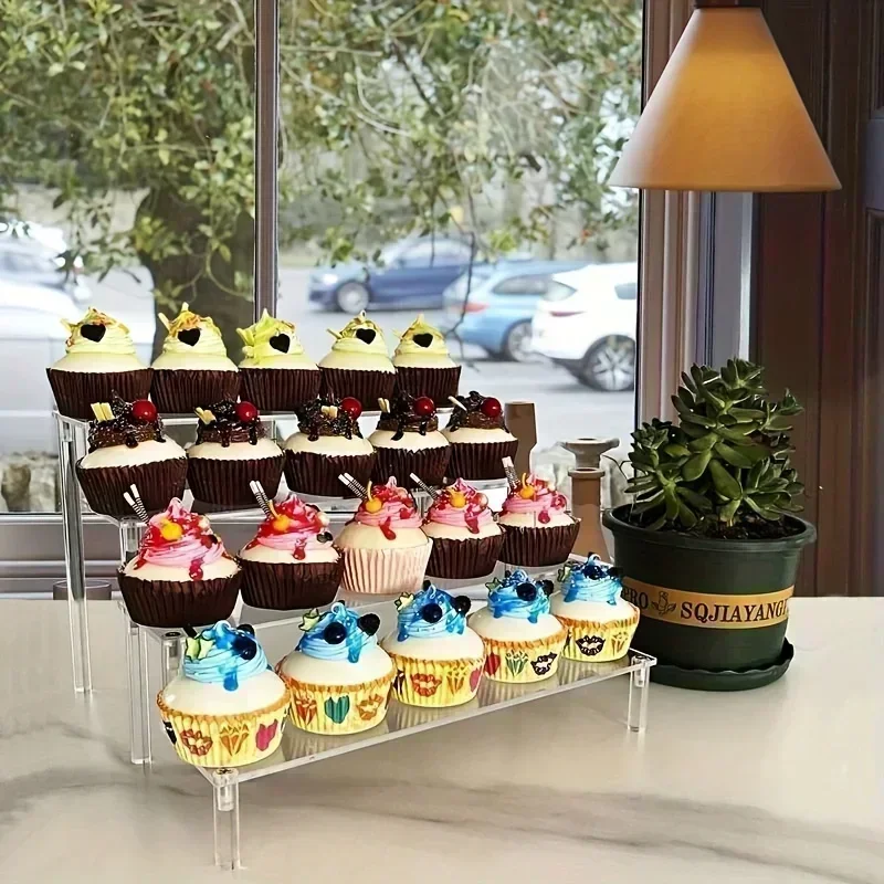 1-4 Tier Acrylic Display Stand – Pop Display Shelf recenzja i cena