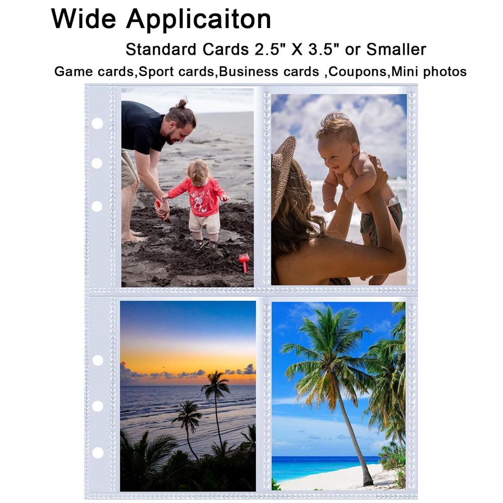 4 Pockets Photo Card Sleeves B – Trading Card Binder recenzja i cena