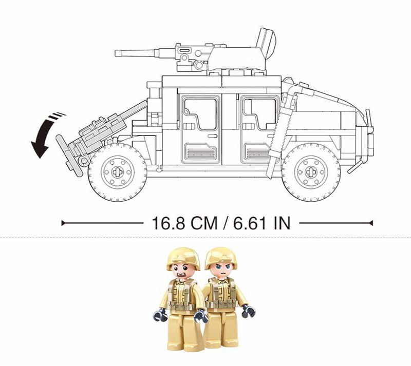 265PCS WW2 Military SWAT H1 As – Lego Minifigure Holder recenzja i cena