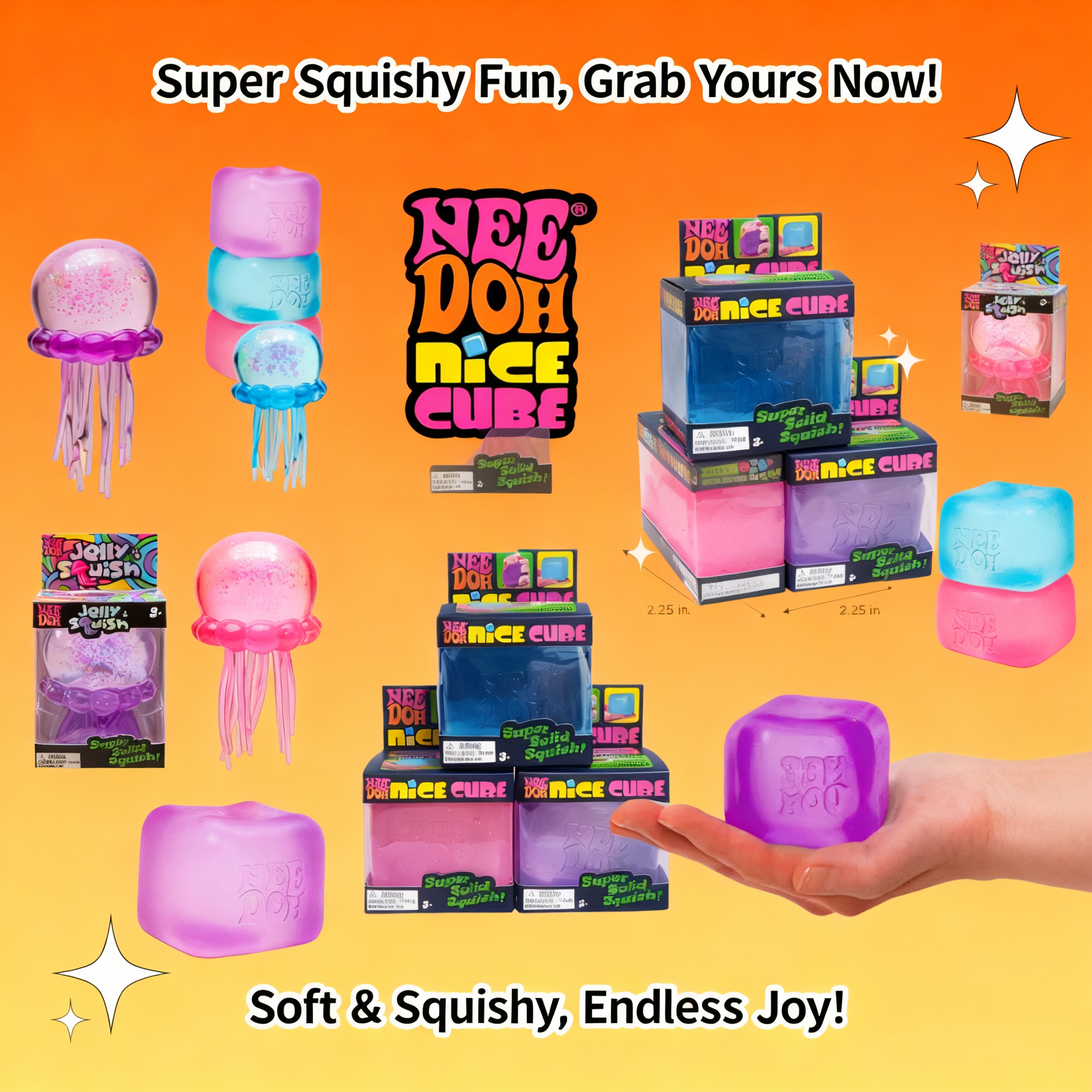 Trending Jellyfish Cube Squish – Fidget Cube Original recenzja i cena