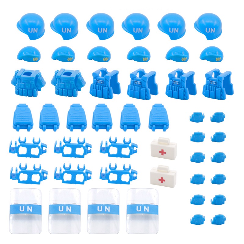 UN peacekeeping Forc Beret Bul – Lego Minifigure Holder recenzja i cena