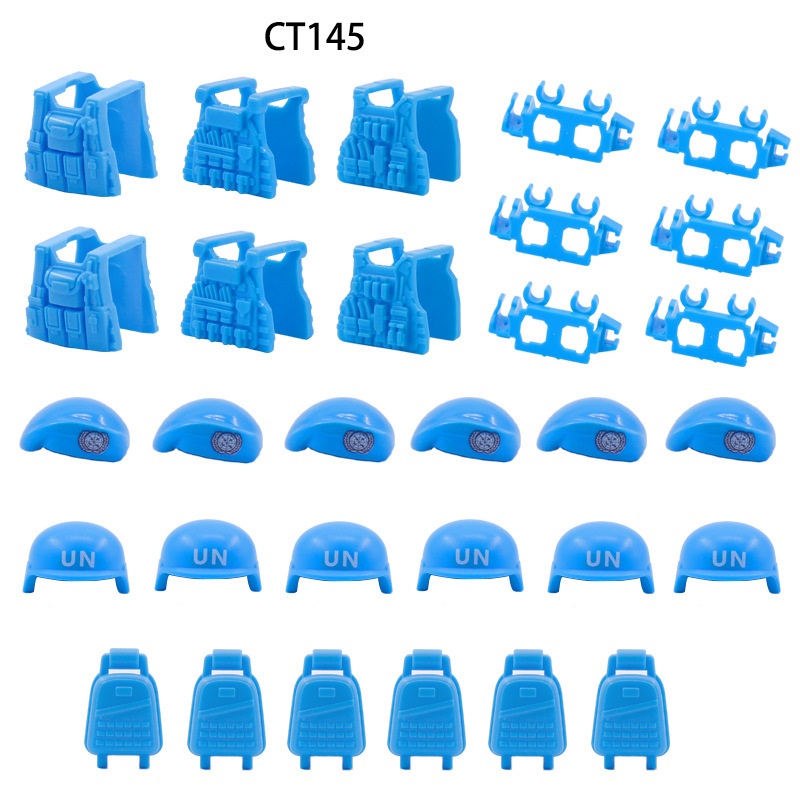 UN peacekeeping Forc Beret Bul – Lego Minifigure Holder recenzja i cena