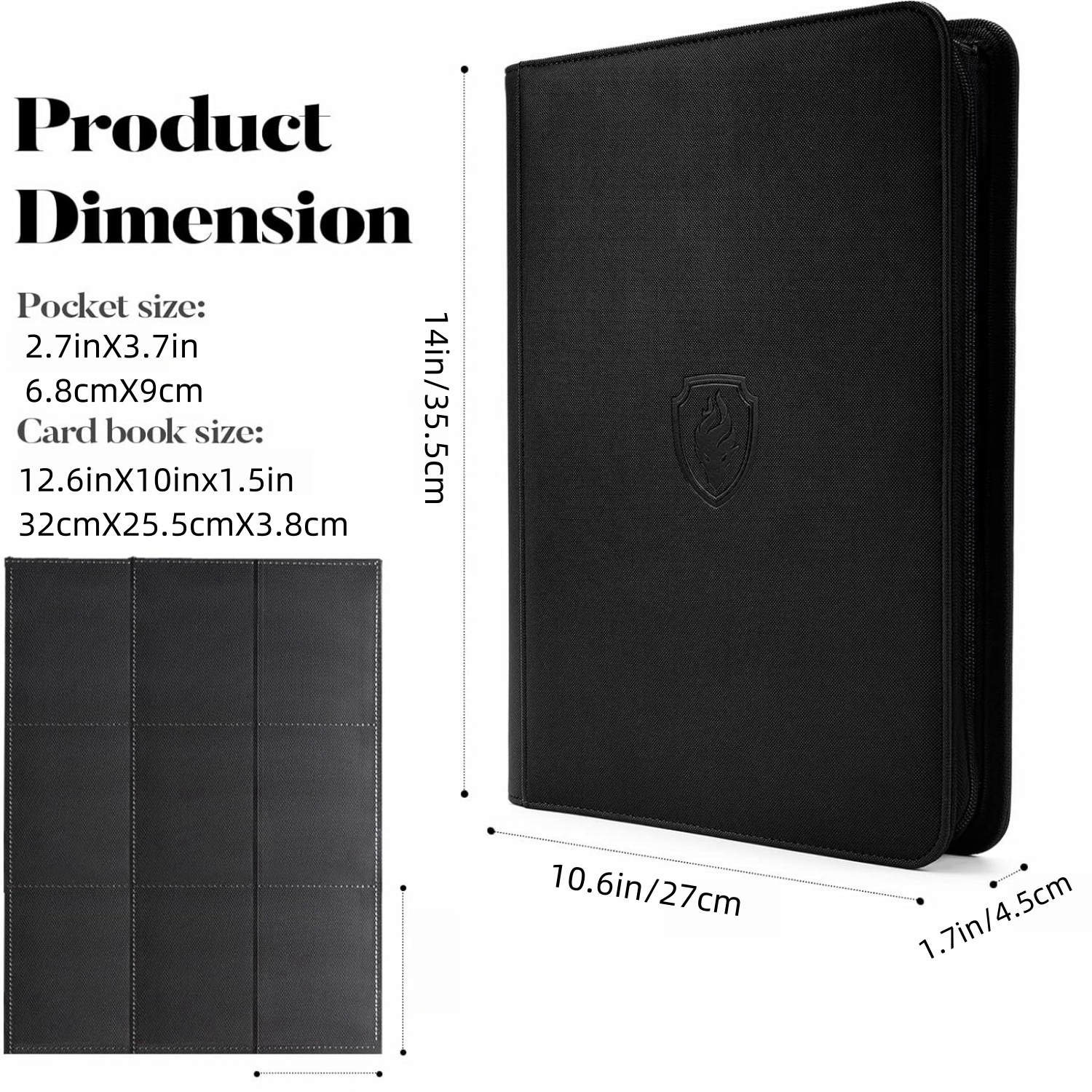 9 Pocket Trading Card Binder,  – Trading Card Binder recenzja i cena