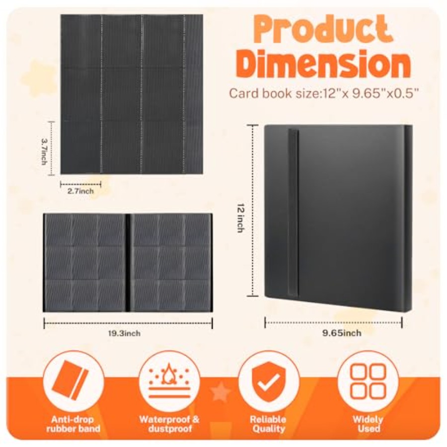 Card Binder, 9 Pocket Trading  – Trading Card Binder recenzja i cena