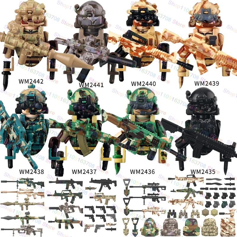 MOC Military Soldiers Action F – Lego Minifigure Holder recenzja i cena