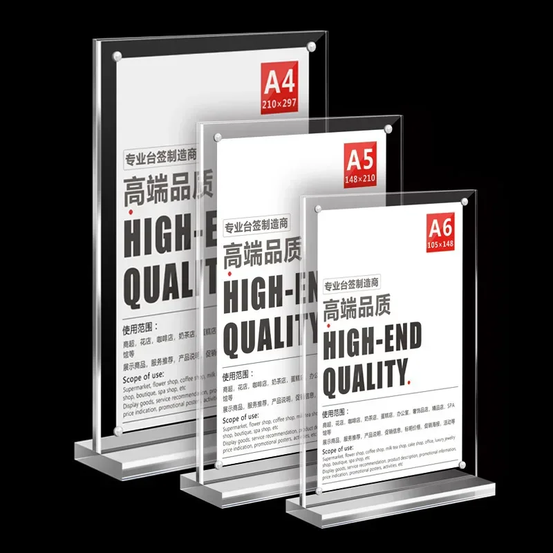 Acrylic Menu Sign Holder POP D – Pop Display Shelf recenzja i cena