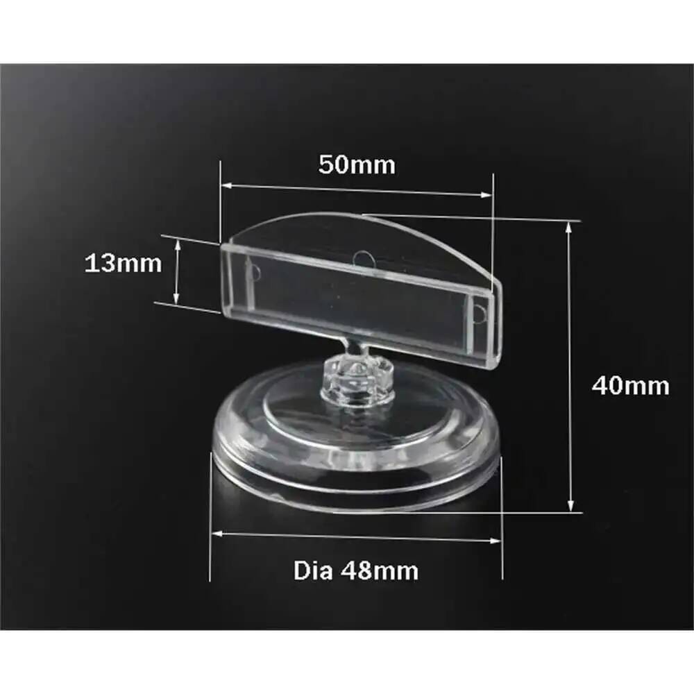 Small Card Holder Stand Clear  – Pop Display Shelf recenzja i cena