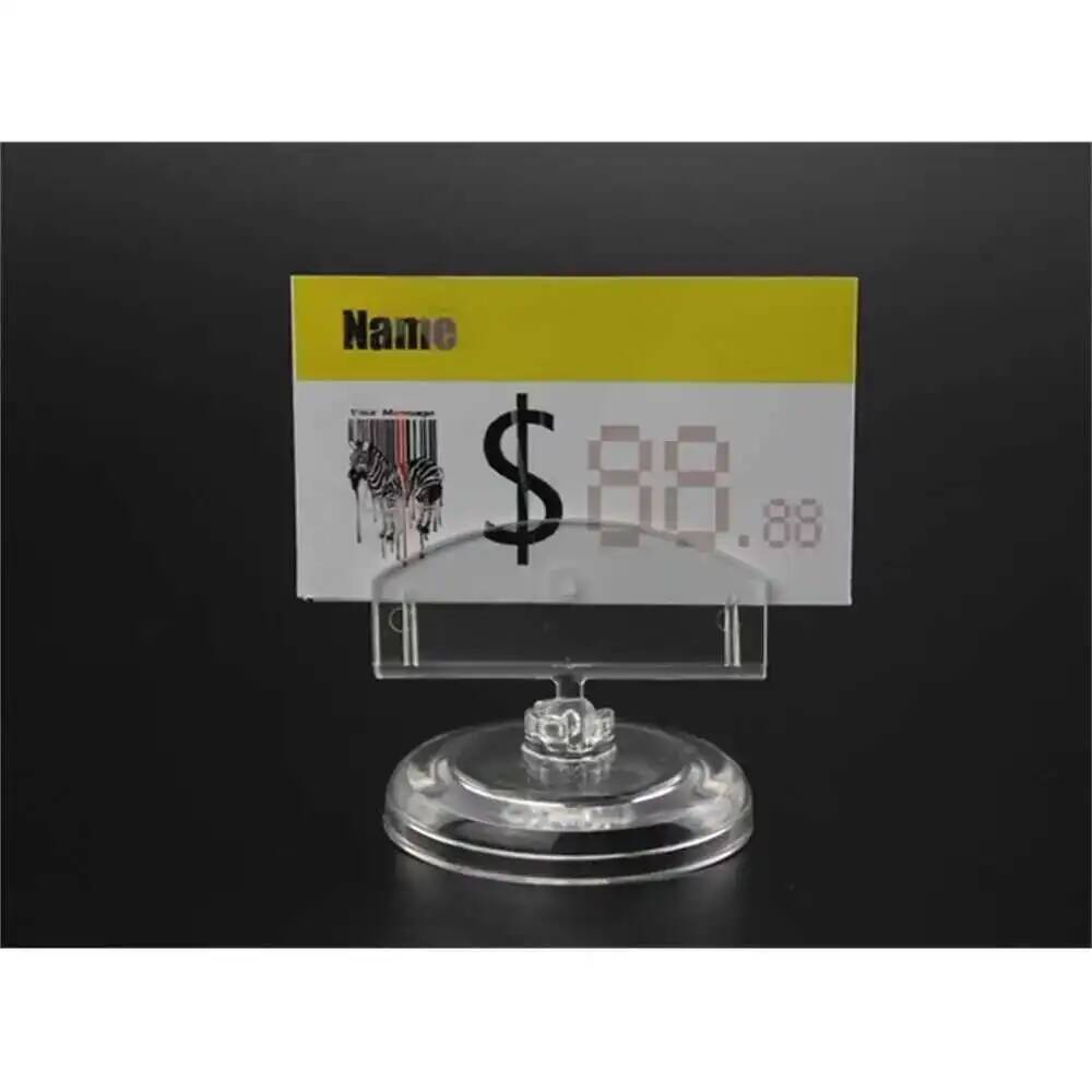 Small Card Holder Stand Clear  – Pop Display Shelf recenzja i cena