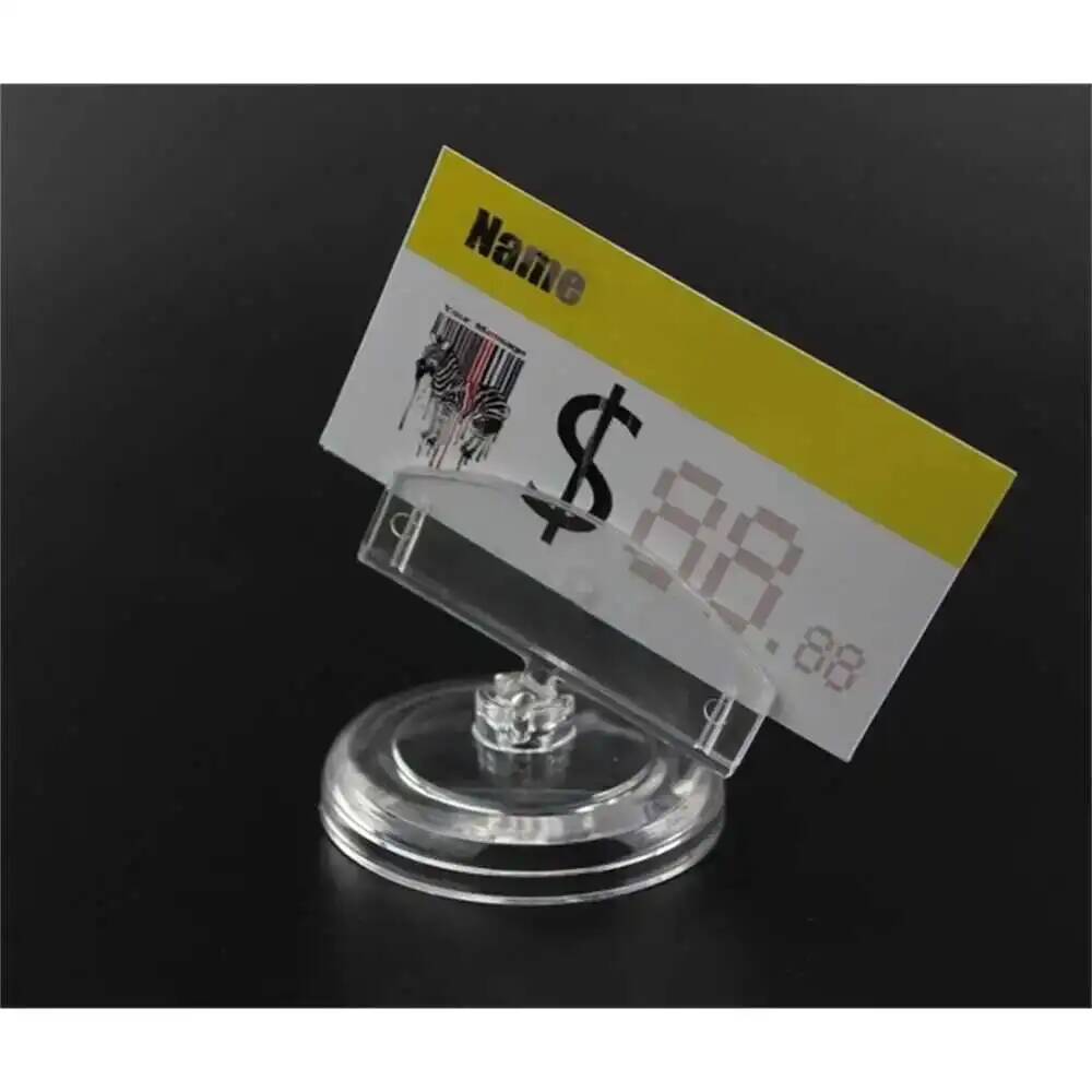 Small Card Holder Stand Clear  – Pop Display Shelf recenzja i cena