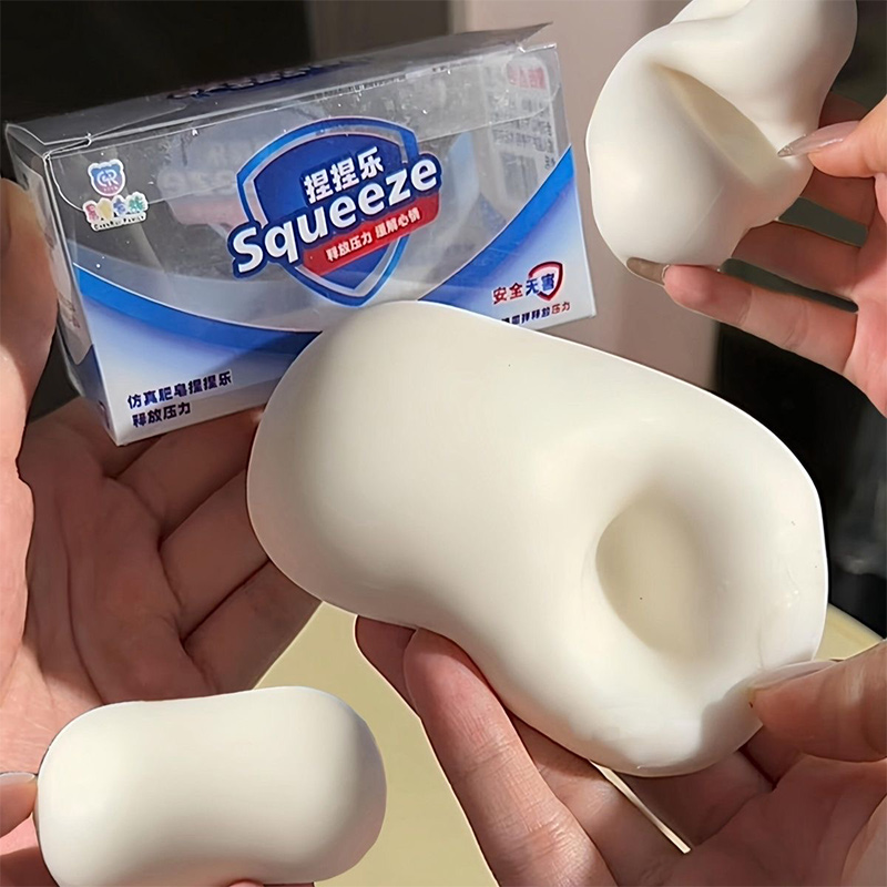 Soft Fake White Soap Squishy S – Fidget Cube Original recenzja i cena