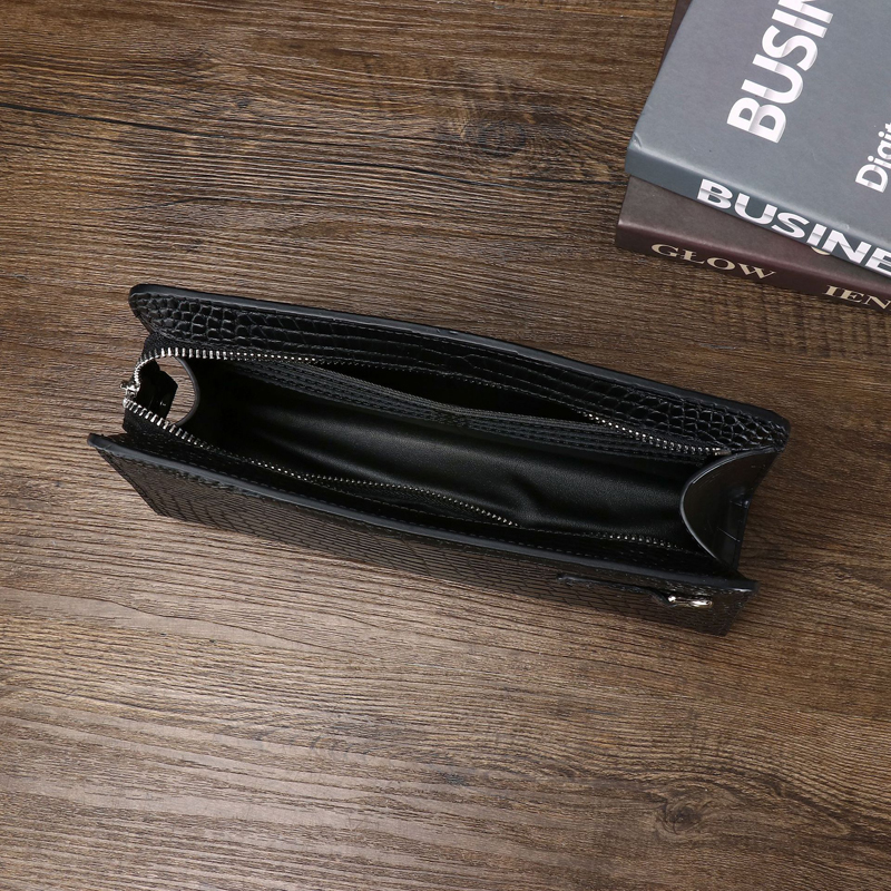 Men's Genuine Leather Clutch B – Card Top Loader recenzja i cena
