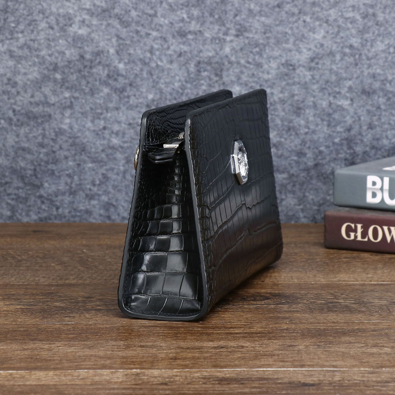 Men's Genuine Leather Clutch B – Card Top Loader recenzja i cena