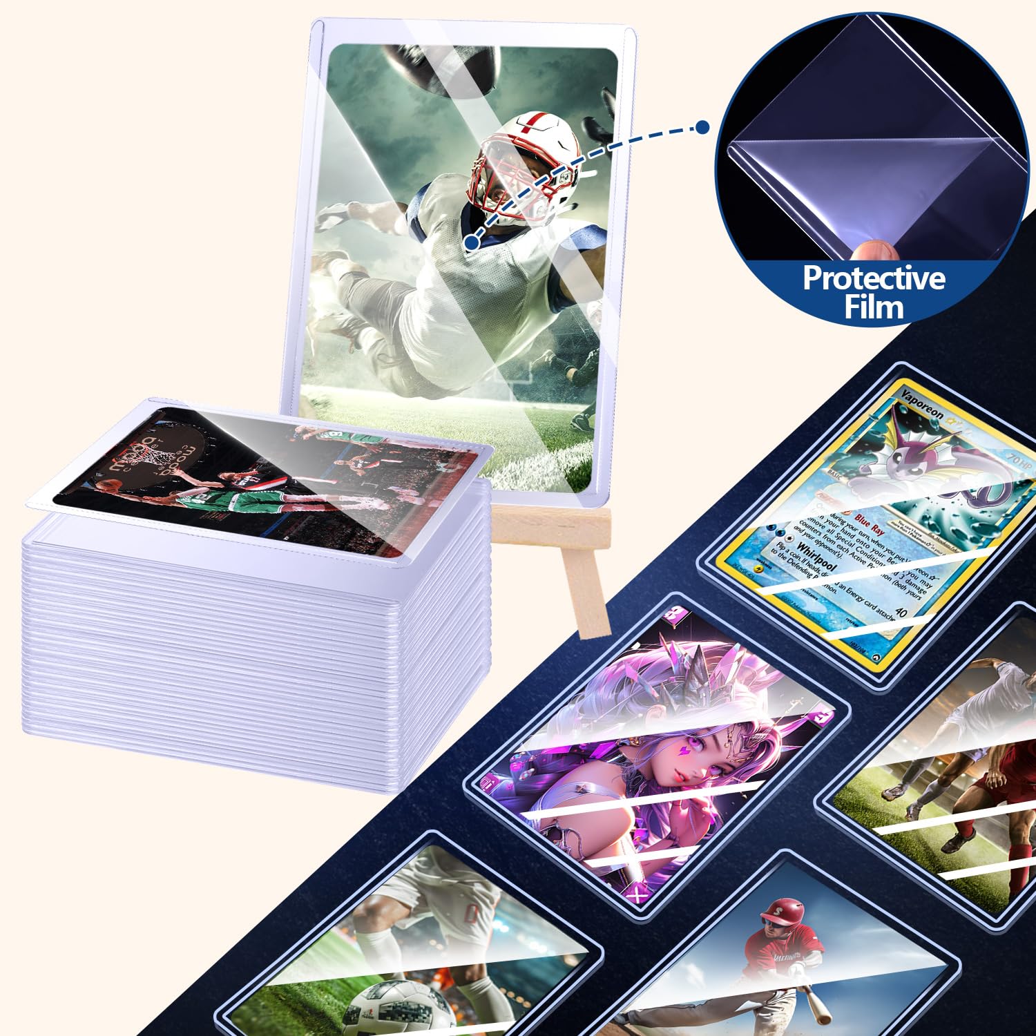 25-100pcs Hard Card Sleeves An – Card Penny Sleeve recenzja i cena